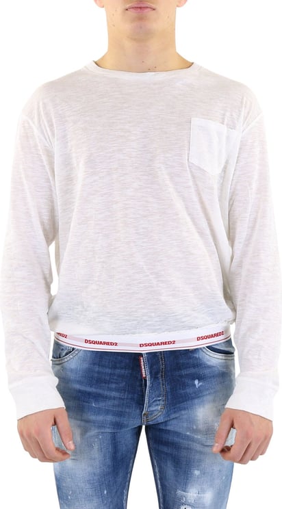 Dsquared2 LONG SLEEVES TOP Wit
