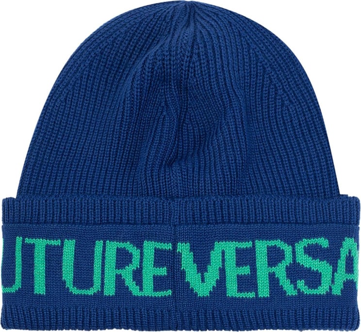 Versace Jeans Couture Couture Hats Blue Blauw