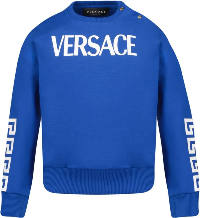 Versace Baby Trui Cobalt Blauw Blauw