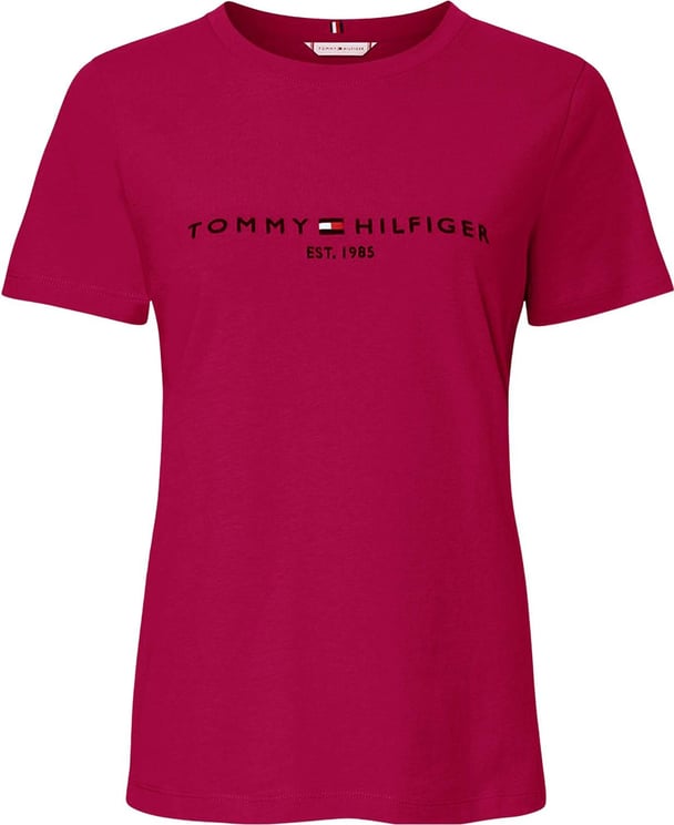 Tommy Hilfiger Essential T-Shirt Bordeaux Rood