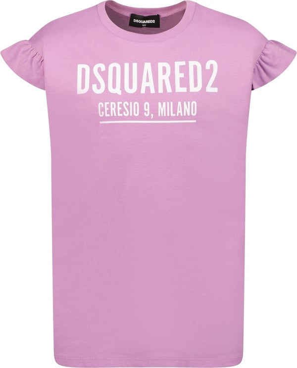 Dsquared2 Kinder T-shirt Lila Paars