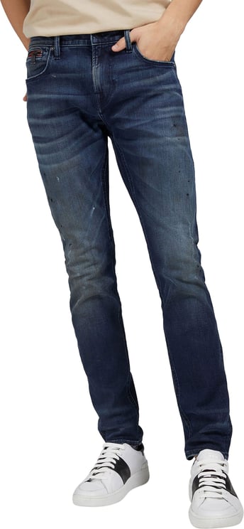 Guess Chris Superskinny jeans Blauw