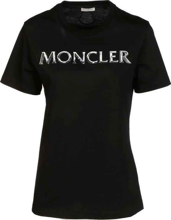 Moncler T-shirts And Polos Black Zwart