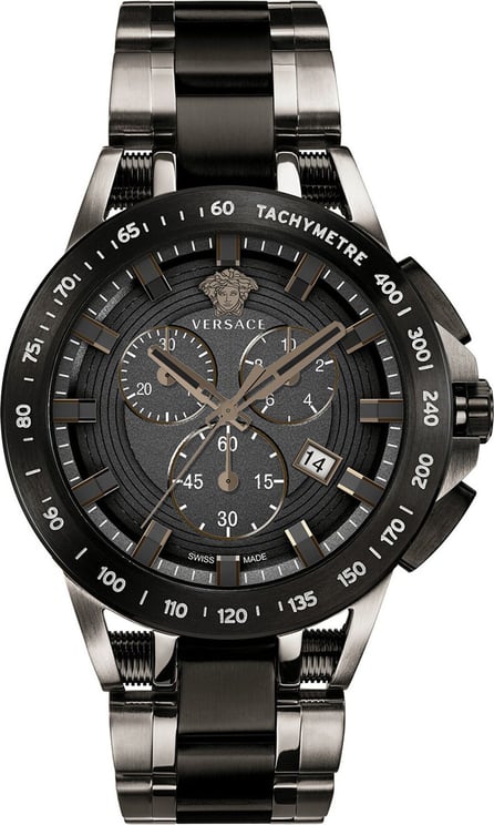 Versace VE3E00921 Sport Tech heren horloge 45 mm Black