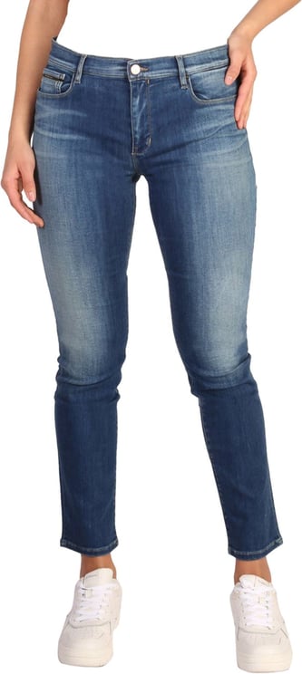Calvin Klein Blue Jeans Women Cotton Hinge Mod.J20J205149