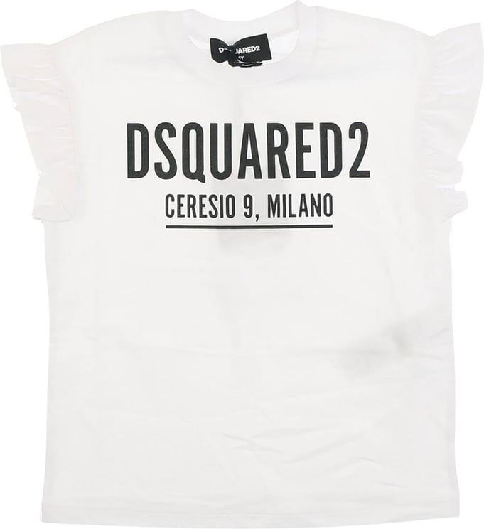 Dsquared2 T-shirts D2t753f Maglietta White Wit