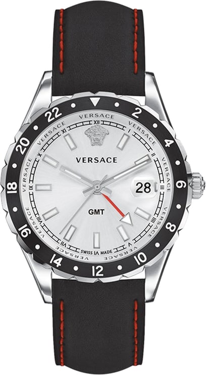 Versace V11070017 Hellenyium GMT heren horloge Silver
