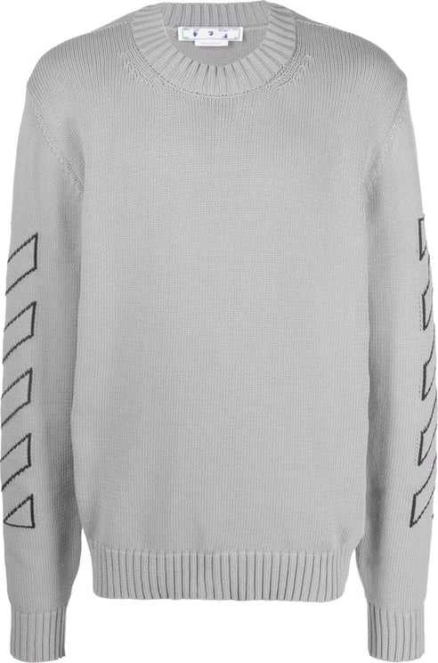 Off White Sweaters Gray