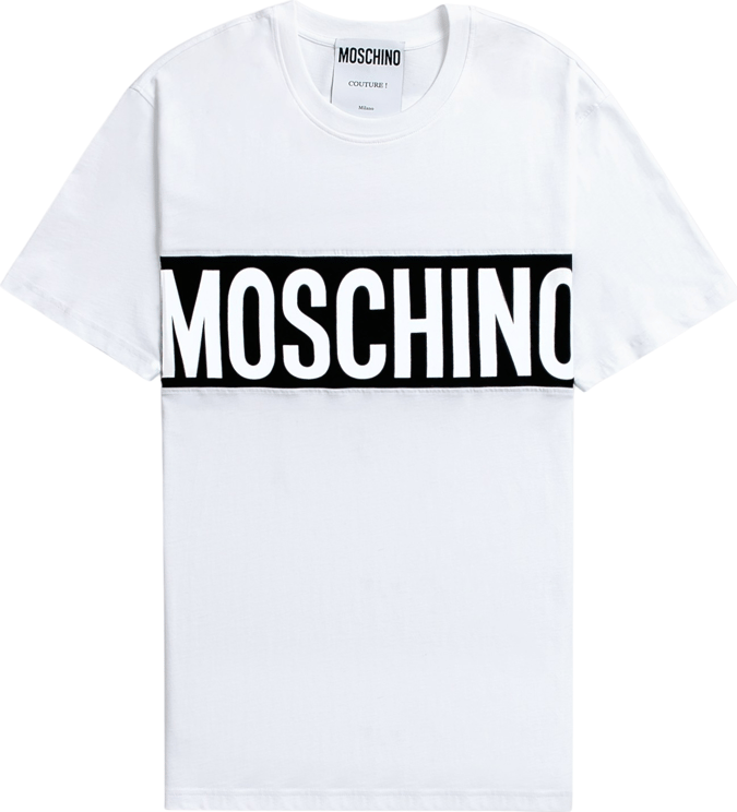 Moschino Shirt Wit Zwart
