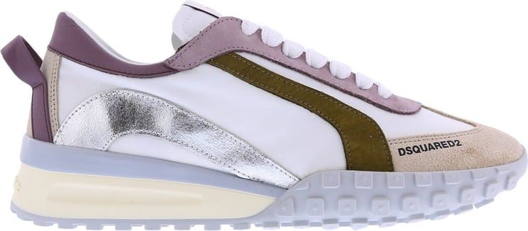 Dsquared2 Lace-Up Low Top Sneakers Beige