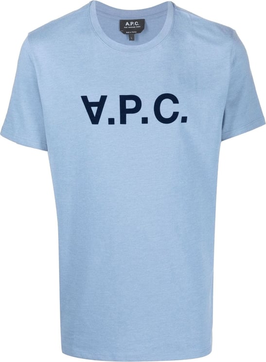 A.P.C. T-shirt Bleu VPC Blauw