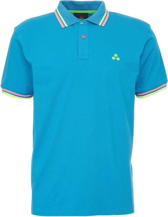 Polo With Embroidery Logo Blue