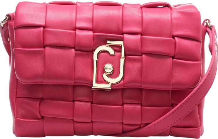 Liu Jo Crossbody Bag Braided Pink Roze