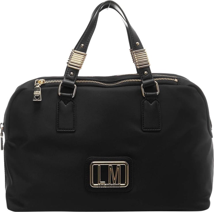 Love Moschino Handbag In Nylon Black Zwart