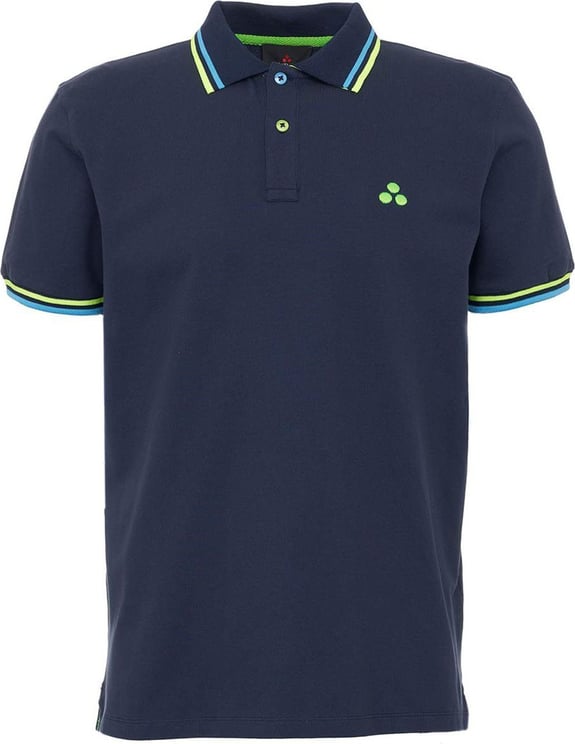 Polo With Embroidery Logo Blue