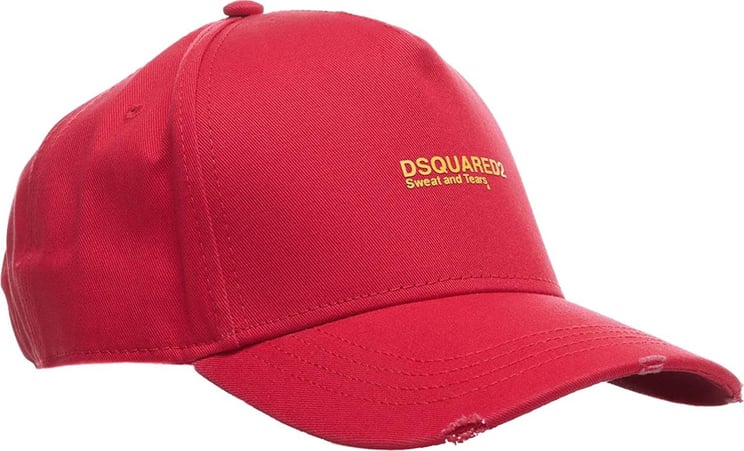 Dsquared2 Baseball Cap With Logo Red Rood