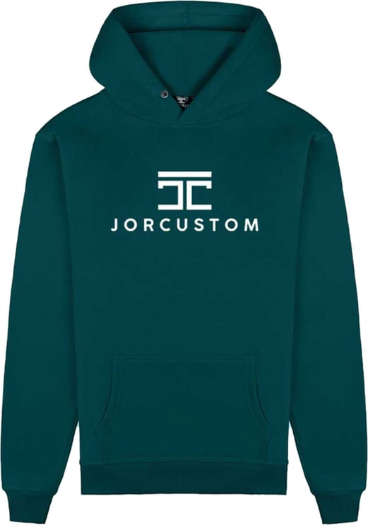 JorCustom Trademark Slim Fit Hoodie Turquoise Divers