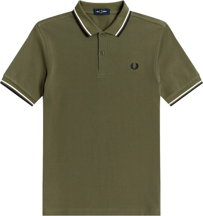 Polo Twin Tipped Military Green