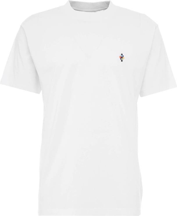 Marcelo Burlon T-shirt Cross Regular' White Wit