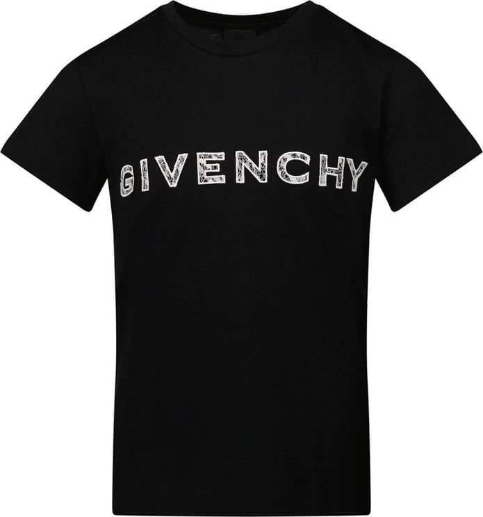 Givenchy Kinder T-shirt Zwart Zwart
