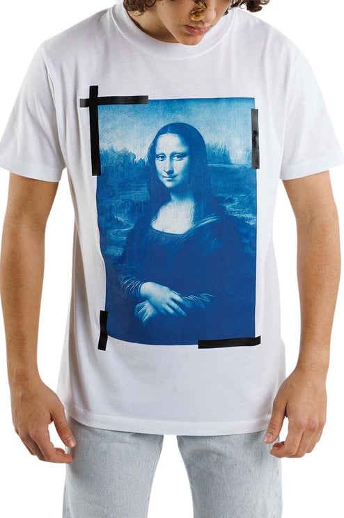OFF-WHITE Monalisa T-shirt Wit