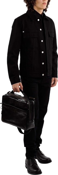 Givenchy Black Denim Jacket Zwart