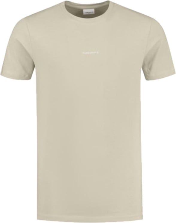 Purewhite Basic T-Shirt Sand Beige