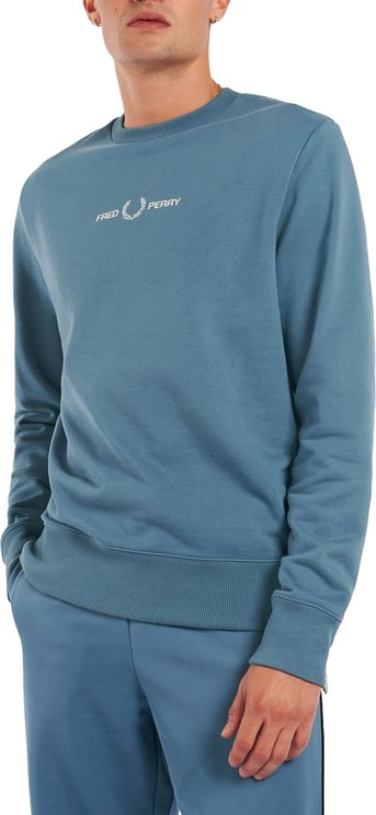 Fred Perry Sweater Blauw Blue