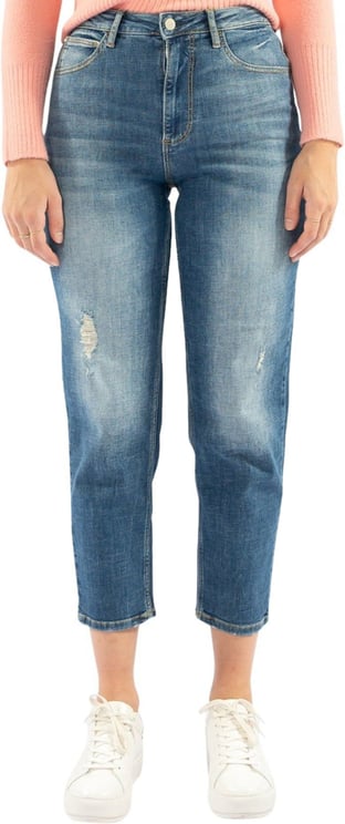 Guess Mom Jeans Blauw