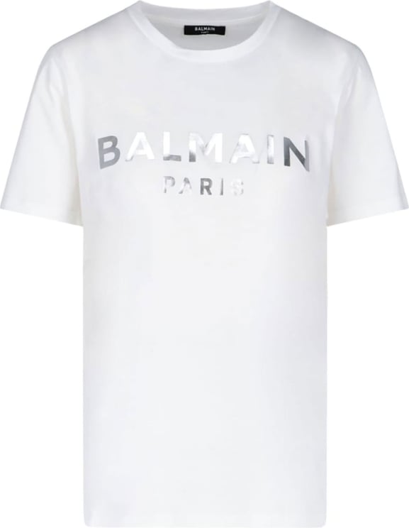 Balmain Ss Metallic T-Shirt W/O Button Divers