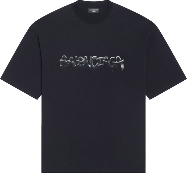 Balenciaga T-shirt Slime Zwart