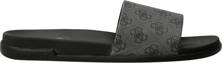 Guess Colico Slippers Coal Zwart
