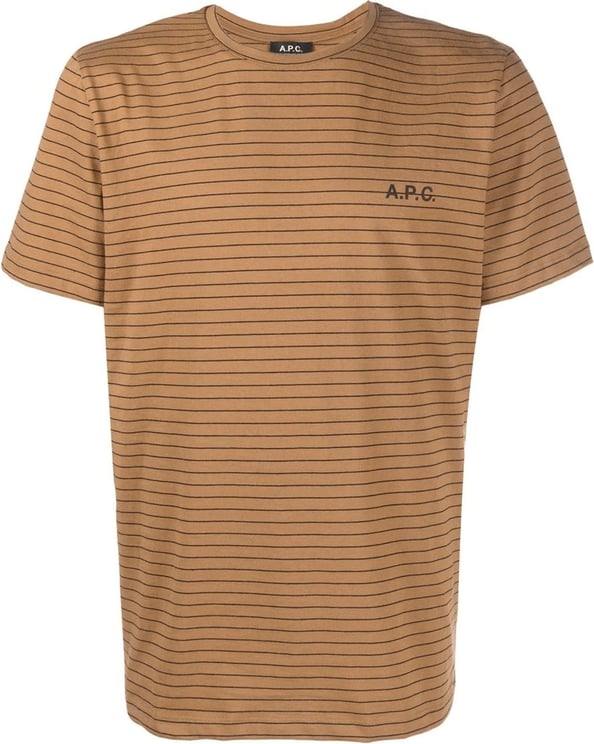A.P.C. T-shirt Bastian Camel Bruin