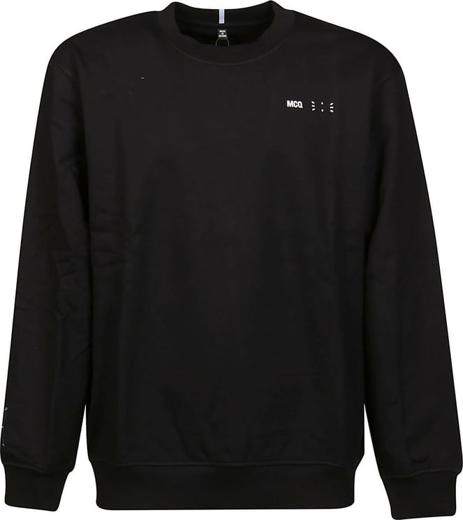 McQ Alexander McQueen Logo-embroidered Sweatshirt Black Zwart