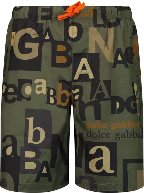 Dolce & Gabbana Kinder Zwemkleding Army Groen