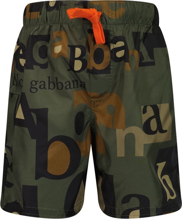 Dolce & Gabbana Baby Badkleding Army Groen