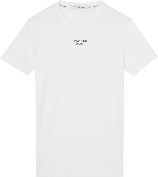 Calvin Klein Bright T-shirt Wit White