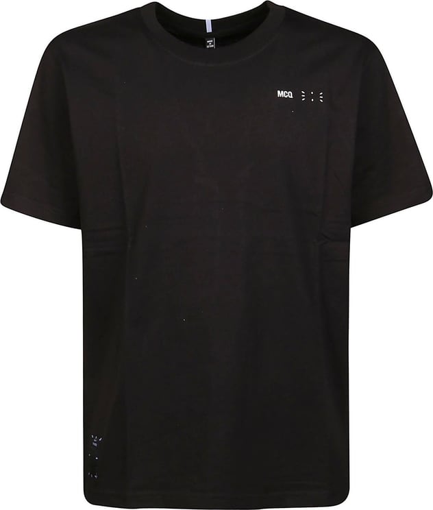 McQ Alexander McQueen Logo-embroidered T-shirt Black Black