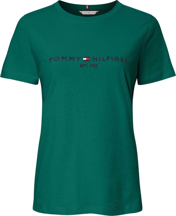 Tommy Hilfiger Essential T-shirt Groen Groen