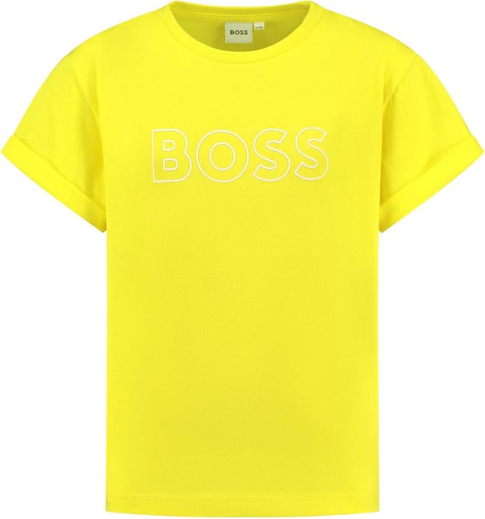 Hugo Boss Tee-shirt Geel
