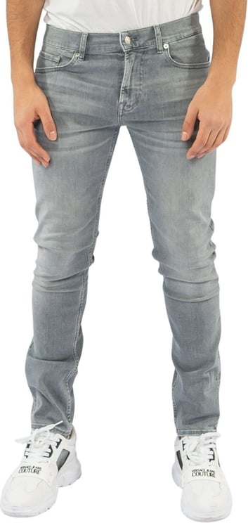 7 For All Mankind Slimmy Tapered Stretch Tek Saturday Jeans Grijs