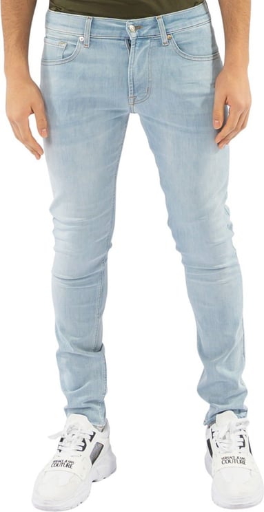 7 For All Mankind Slimmy Tapered Stretch Tek Friday Jeans Blauw