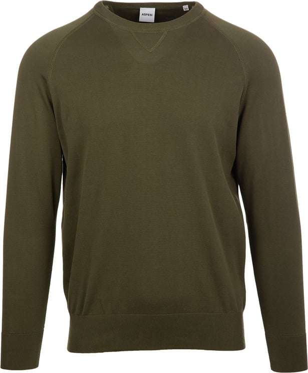 Aspesi Sweaters Military Green Groen