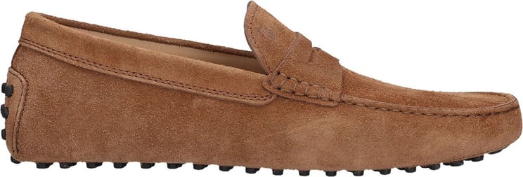 Tod's Moccasins Gommino Suede Mambo Bruin