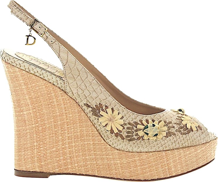 Dior Platform Sandals Ruby Beige