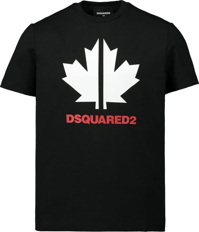 Dsquared2 Dsquared2 DQ03WD kinder t-shirt zwart Zwart
