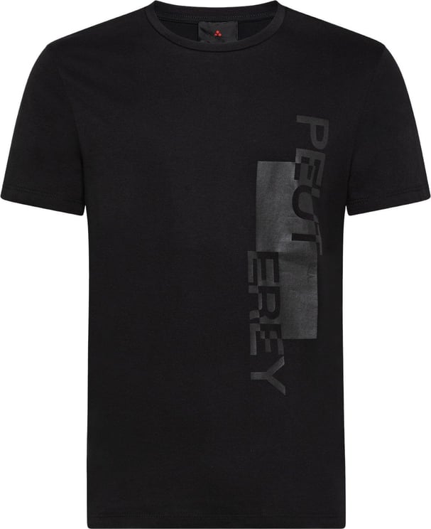 Peuterey T-shirt with front print Zwart