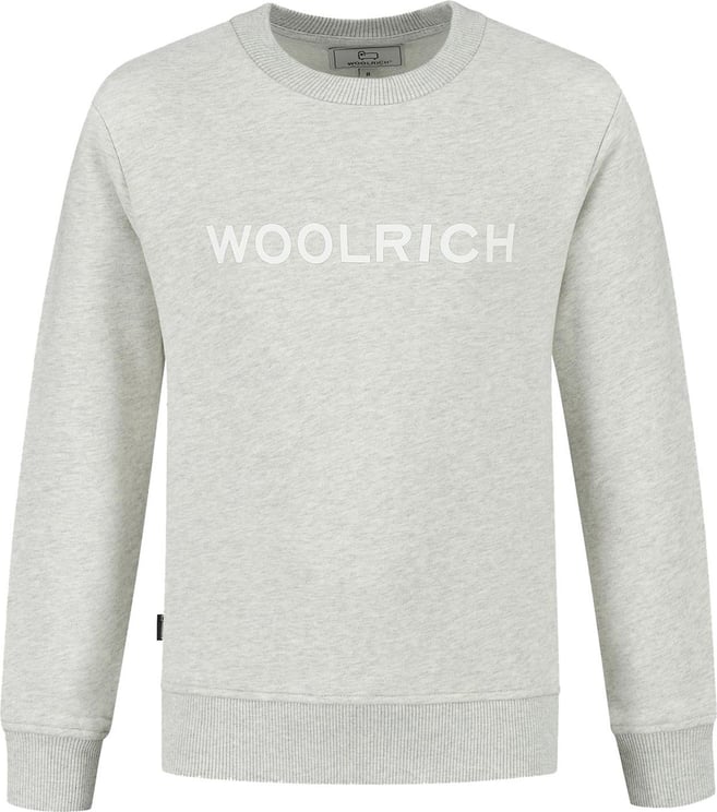 Woolrich Logo Crewneck Sweatshirt Grijs