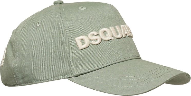 Dsquared2 Classic logo green cap Groen