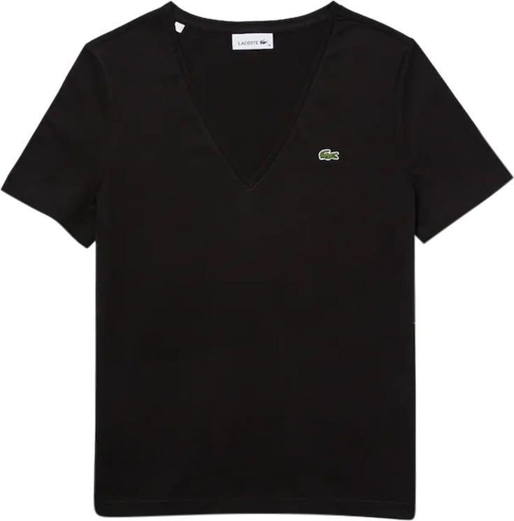 Lacoste T-shirt Black Zwart